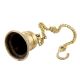Brass Temple Bell With Long Chain