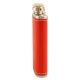 JB Red Hip Flask In Leather Cover
