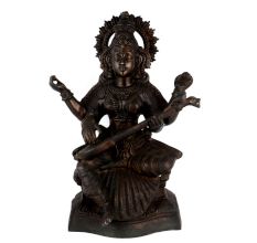 Maa Sarawati Idol Or Statue In Antique Finish