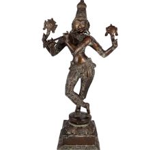 Brass Krishna Statue With Four Arms