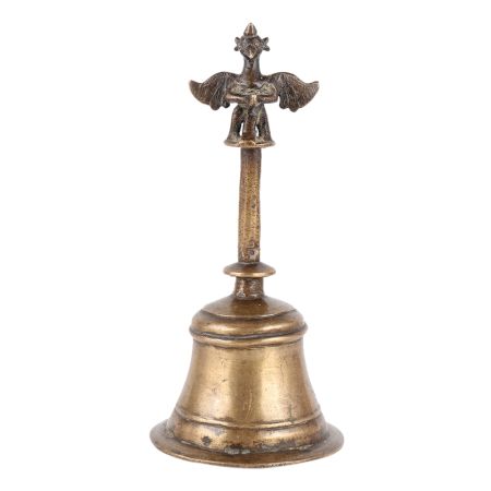Brass Garuda Handheld Pooja Bell