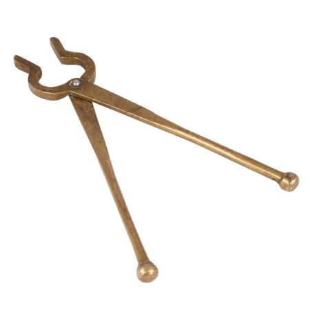 Golden Brass Sanchi Kitchen Tong or Pakkad