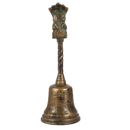 Handheld Brass Pooja Bell Or Ghanti