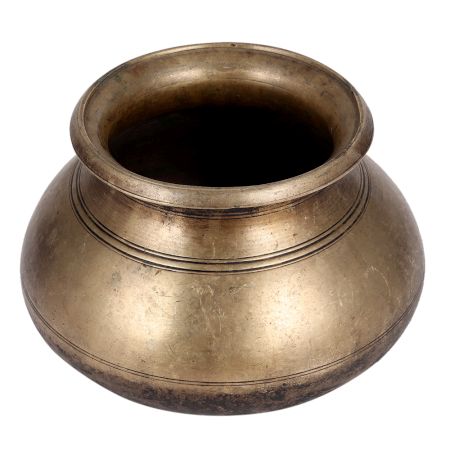 Solid Brass Round Matka Or Water Pot