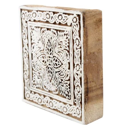 Set Of 1 Piece New Wooden Printing Block