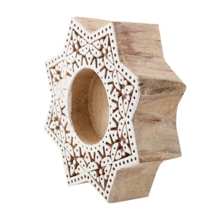 Set Of 1 Piece New Wooden Printing Block