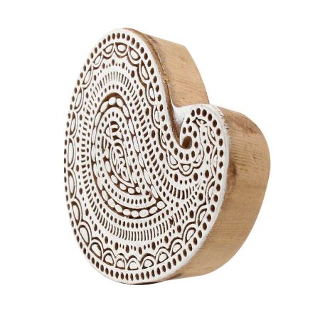 Set Of 1 Piece New Wooden Printing Block