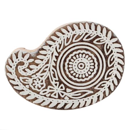 Set Of 1 Piece New Wooden Printing Block