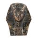 Egyptian King Tut Brass Bust Statue