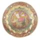 Brass Meenakari Work Wall Hanging Plate With Elephant Rider Design