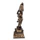 Lord Ganesha Om Mooshak Statue  Black And Golden