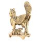 Brass Kamdhenu Cow With Calf Statue