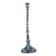 Seven Branch Brass Menorah Candle Holder In Patina Finish