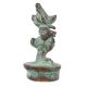 Brass Decorative Statue In Green Patina