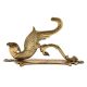 Brass Golden Peacock Design Wall Hook