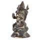 Brass Lord Ganesha On Lotus Statue