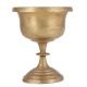 Short Brass Goblet Cup With Stand