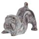 Brass Pug Dog Statue In Antique Finish
