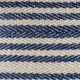 Blue And White Striped Cotton Cushion Cover