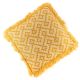 Mustard Yellow Fringe Throw Cushion Cover