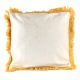 Mustard Yellow Fringe Throw Cushion Cover