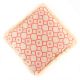 Ivory And Orange Decorative Cushion Cover With Fringe