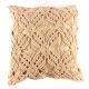 Cream Macrame Vintage Cushion Cover