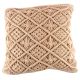 Coffee Macrame Home Decor Knitted Cushion Cover