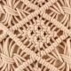 Coffee Macrame Home Decor Knitted Cushion Cover