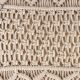 Macrame Chocolate Cotton Rope Cushion Cover