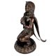 Brass Garuda Nepalese Art Statue In Black Finish