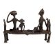 Vintage Tribal Bed With 3 Figure