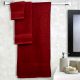 Cotton Bath Towel In Set Of 3 for Men & Women Maroon