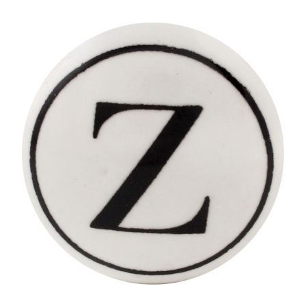 Z Alphabet Knobs