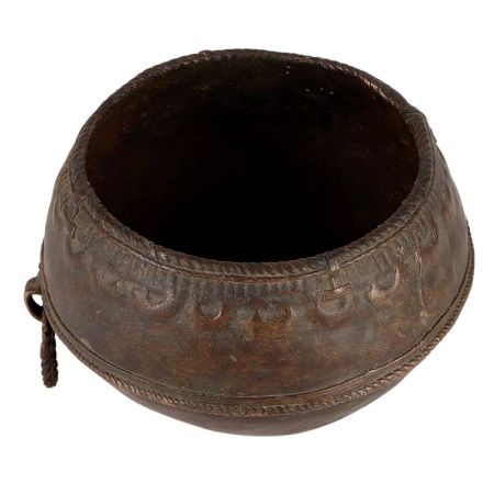 Carved Brass Dhokra Tribal Bowl