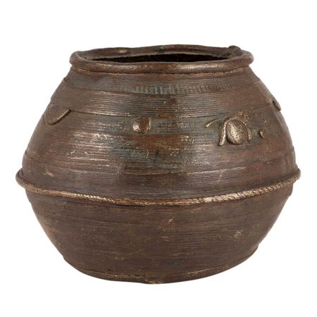 Dhokra Art Brass Grain Measuring Bowl