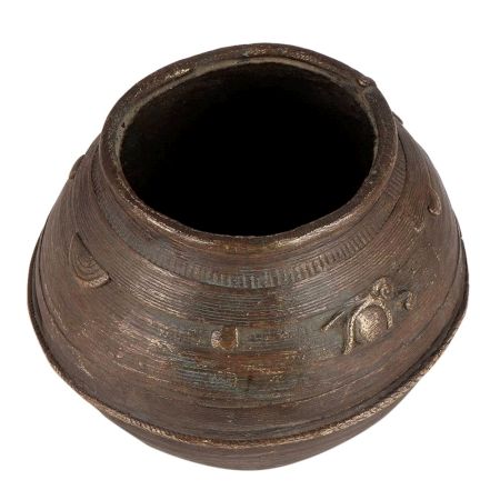 Dhokra Art Brass Grain Measuring Bowl