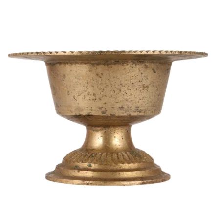 Metal Bowl Vase For Flower Display