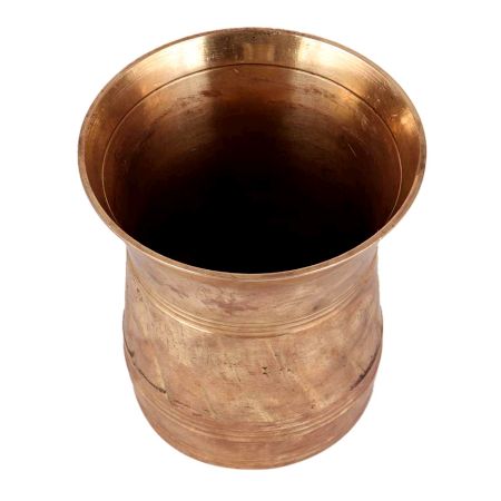 Brass Tumbler Glass In Antique Finish