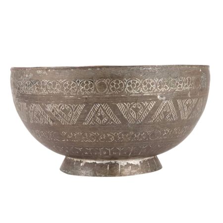 Brass Engraved Bowl For Kitchen And Puja