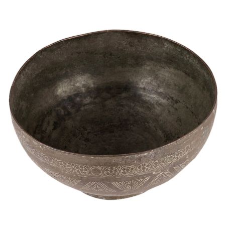 Brass Engraved Bowl For Kitchen And Puja