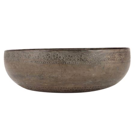 Decorative Metal Bowl With patina Finish