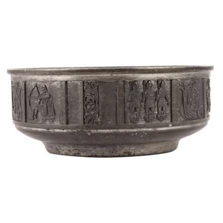 Bowl With Embossed Work From Norway