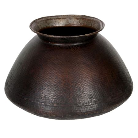 Bass Indian Hindu Water Pot With A Curved Base