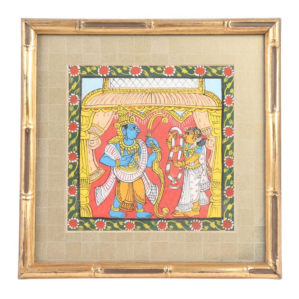 Painting Sita And Rama Ramayan