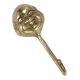 Laughing Buddha Brass Wall Hook