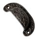Floral D Pull Iron Handle