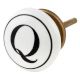 Q Flat Alphabet Ceramic Drawer Knob