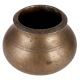 Brass Pot In Islamic Design And Dark Patina