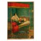 Raja Ravi Verma Press Print Of King And Queen Sleeping On Bed